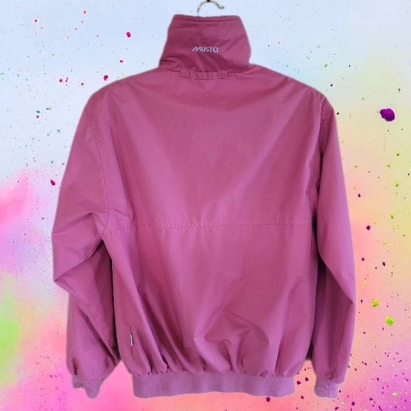 Womens MUSTO Classic Snug Blouson Gorpcore Jacket Mesh Lining Dusty Pink - Picture 2 of 5